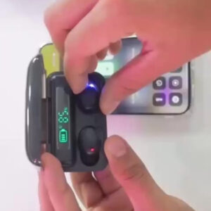 Fone De Ouvido Sem Fio Bluetooth F9-5 Pares Som Imersivo Powerbank Moderno Bateria Longa Duração Academia Compativel Com Todos Celulares