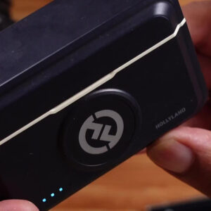 Microfone Hollyland Lark M2 Duo Combo Duplo Para 2 Pessoas USB-C, Lightning e Camera preto